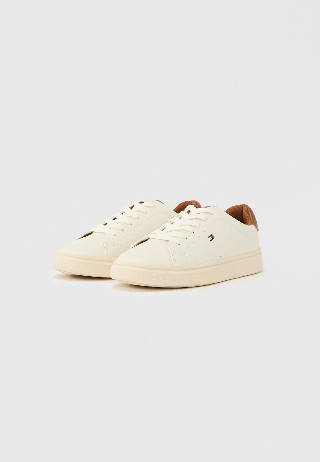 COOPER UNISEX - Trainers - off white/cognac