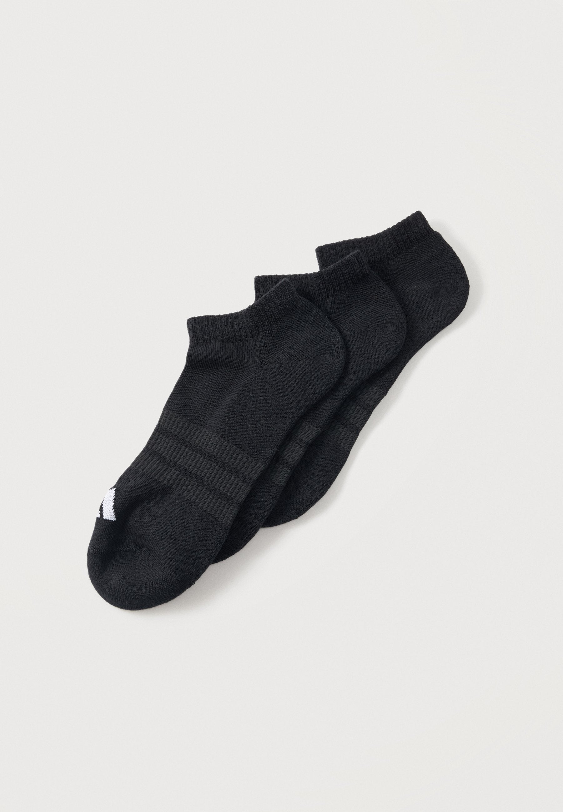 جوارب رياضية CUSHIONED ESSENTIALS LOW CUT UNISEX 3 PACK - أسود/أبيض