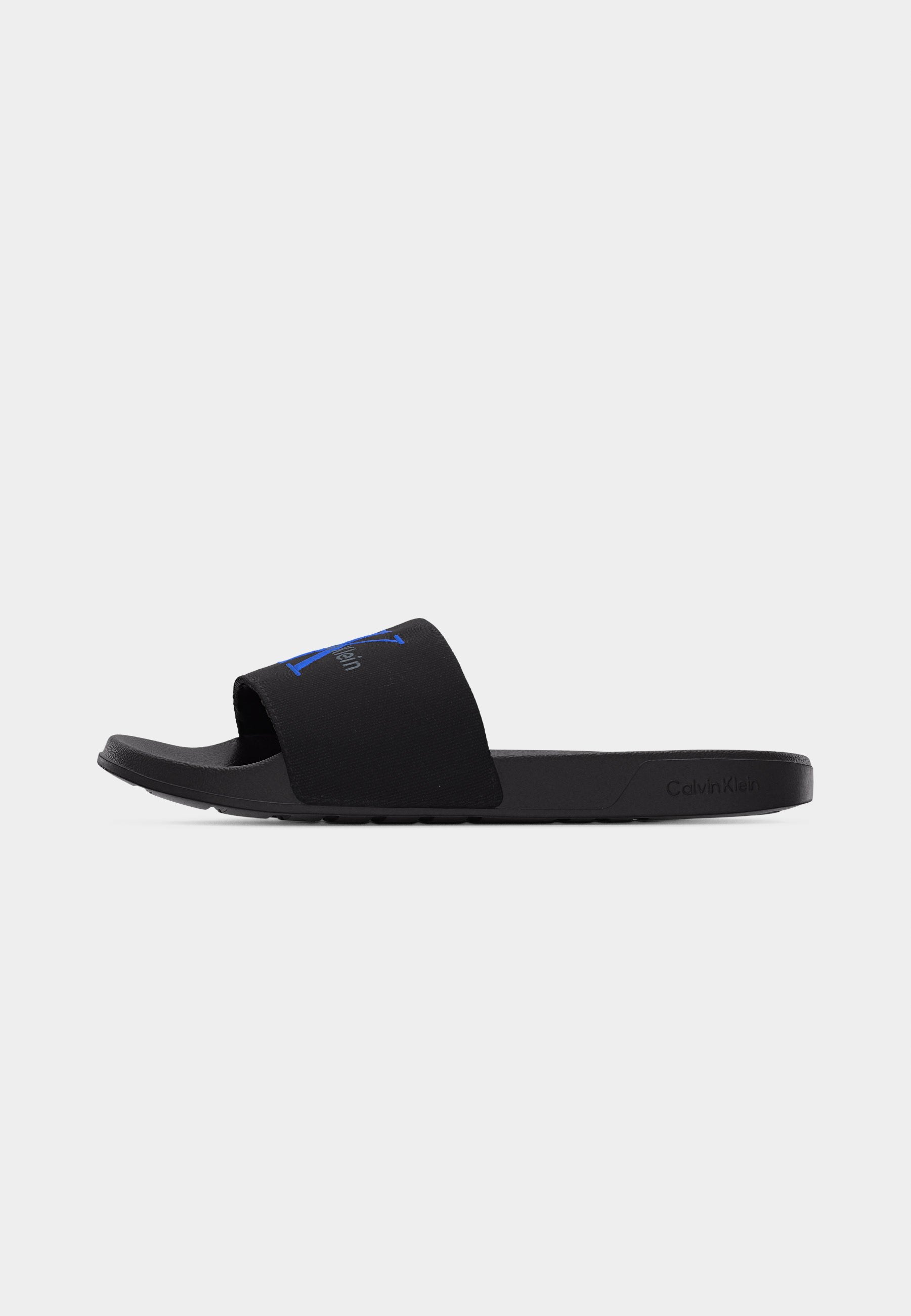 ESS SLIDE - Mules - black/lapis blue