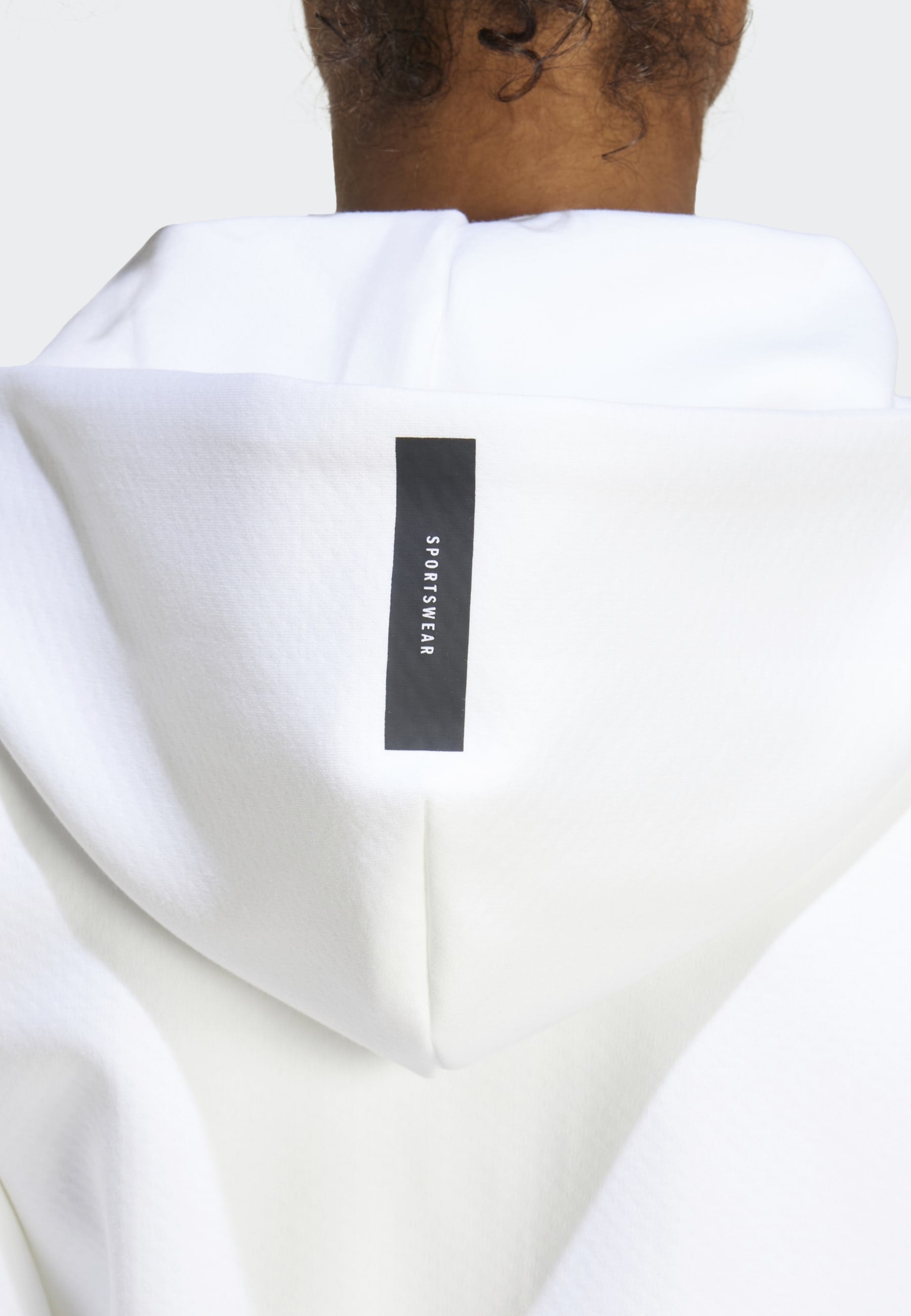 Z.N.E. FULL ZIP - Zip-up sweatshirt - white