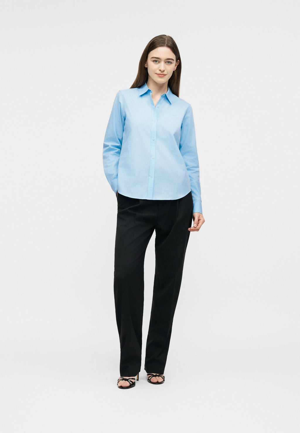 THE ESSENTIAL SHIRT - Button-down blouse - blue