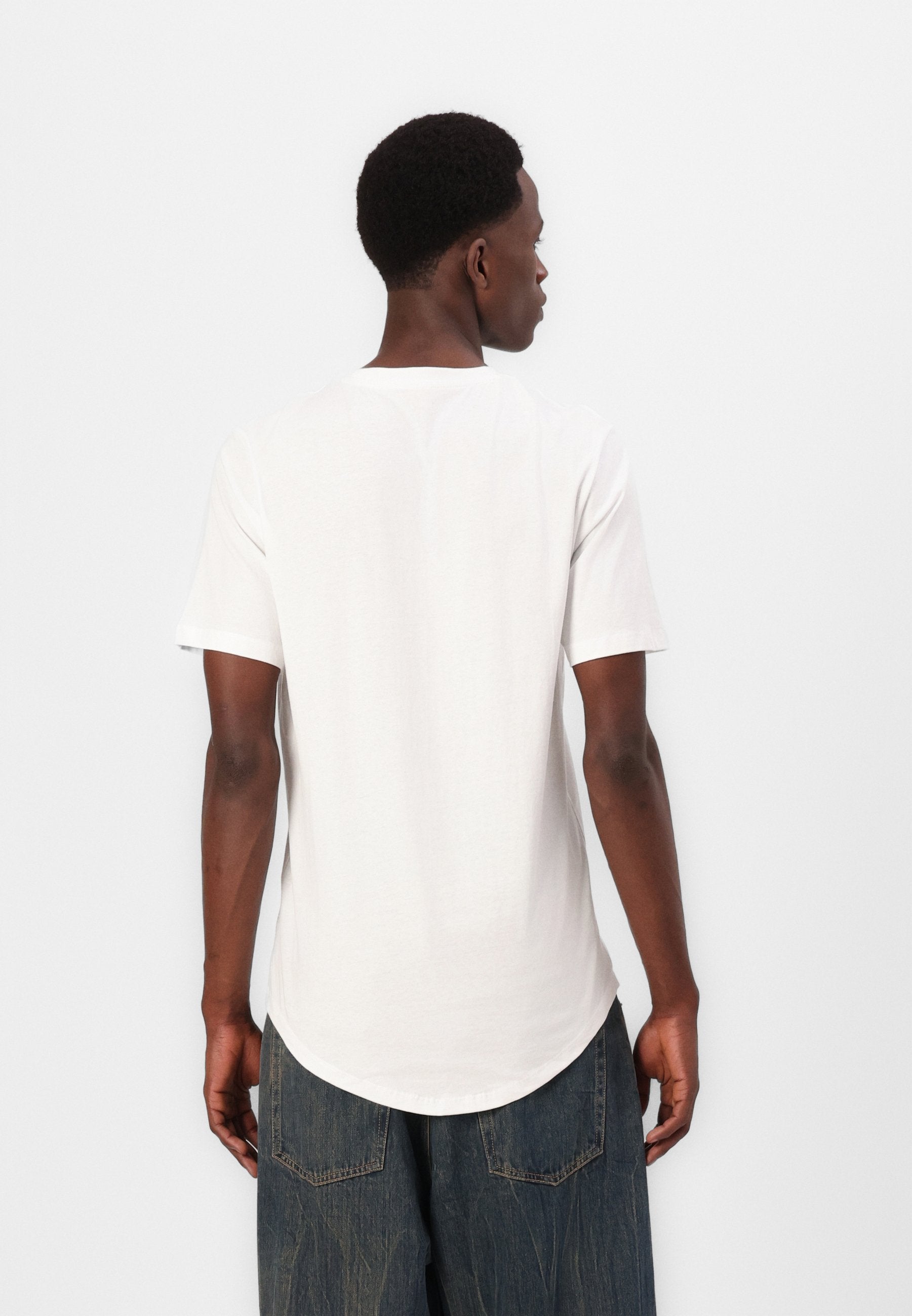 JJENOA TEE CREW NECK - Basic T-shirt - weiß