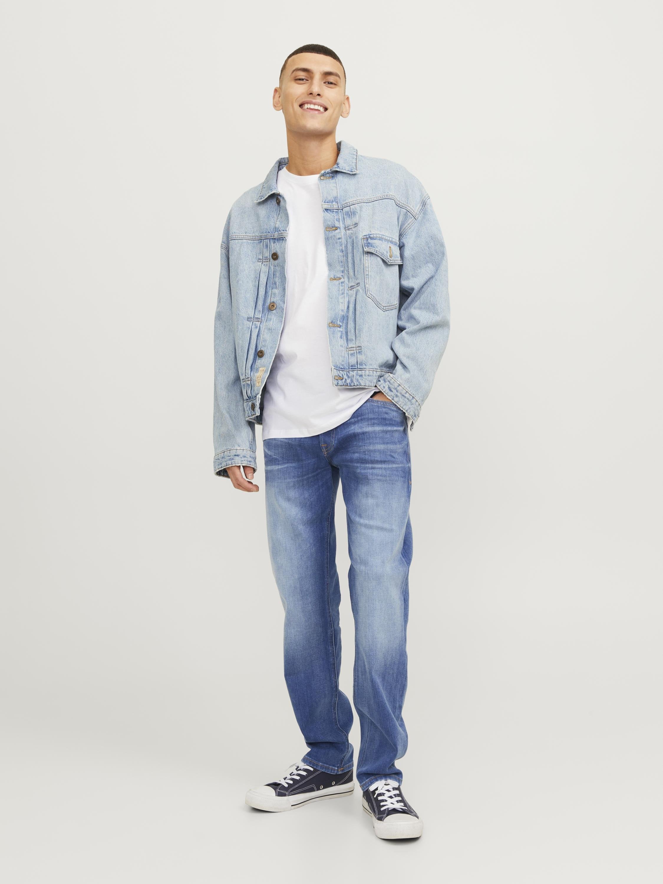 MIKE ORIGINAL - Straight leg jeans - blue denim
