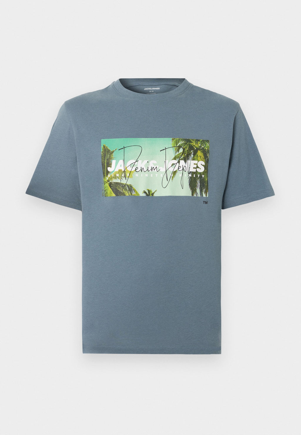JJINDIANA TEE CREW NECK - Print T-shirt - blue mirage