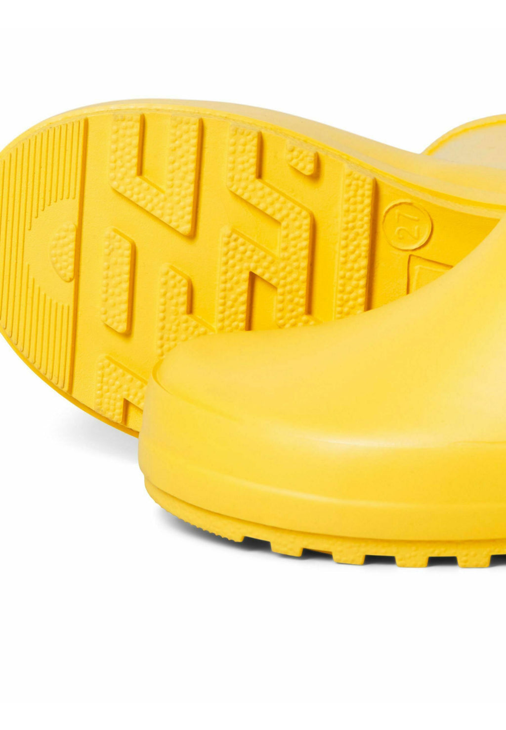 Bottes en caoutchouc Wellington junior - couleur jaune de sécurité