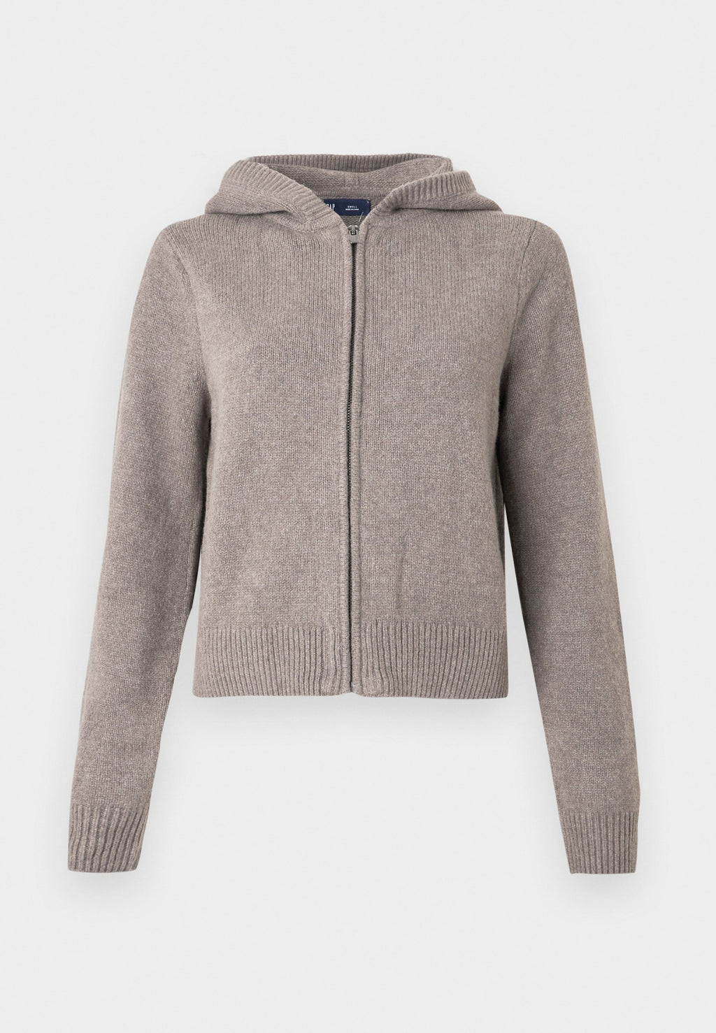 SWEAT À CAPUCHE ZIPPÉ CASHSOFT - Sweat zippé - amande grillée