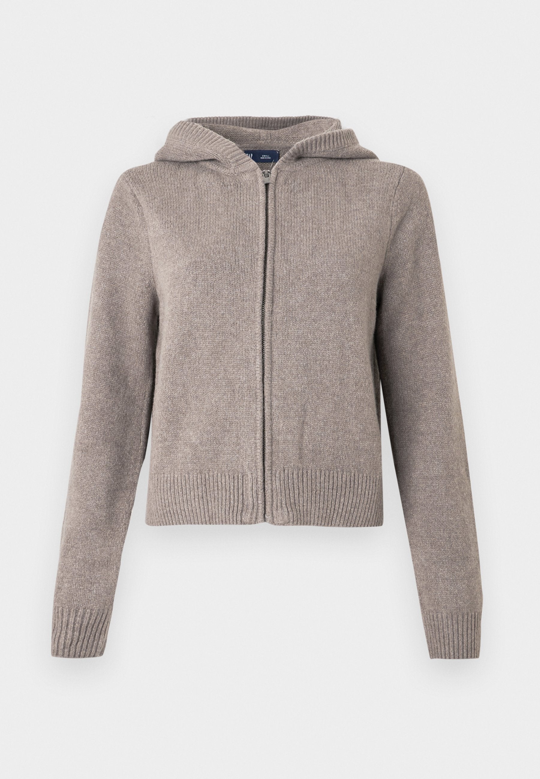 SWEAT À CAPUCHE ZIPPÉ CASHSOFT - Sweat zippé - amande grillée