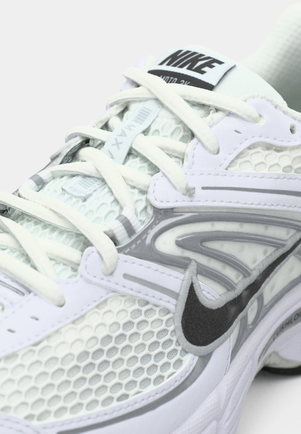 AIR MAX MOTO 2K - Spor Ayakkabı - beyaz/siyah/metalik gümüş rengi/photon dust