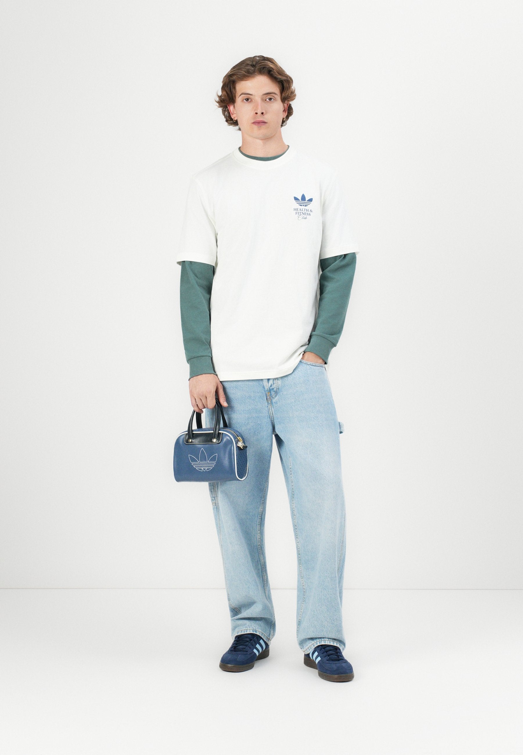 HEALTH CLUB UNISEX - Print T-shirt - off white