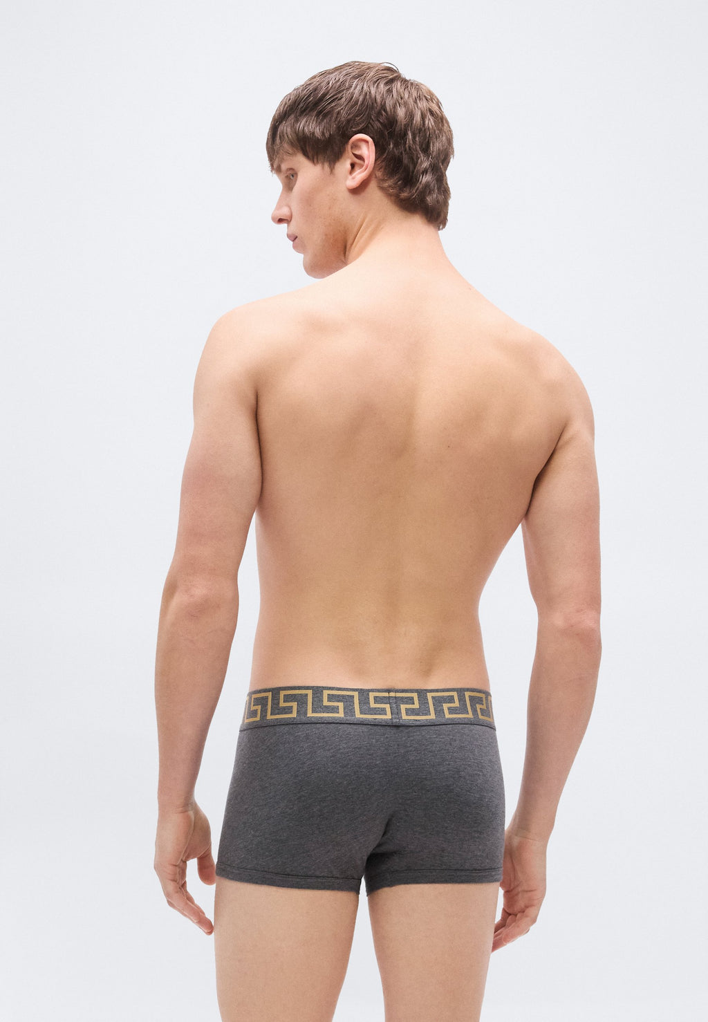 UNDERPANTS LOW RISE TRUNK - Trunks - grey/gold-coloured