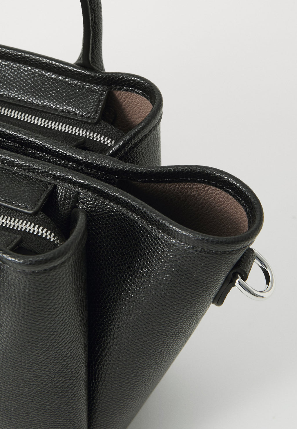 ODETTE TOTE - Handbag - nero/taupe