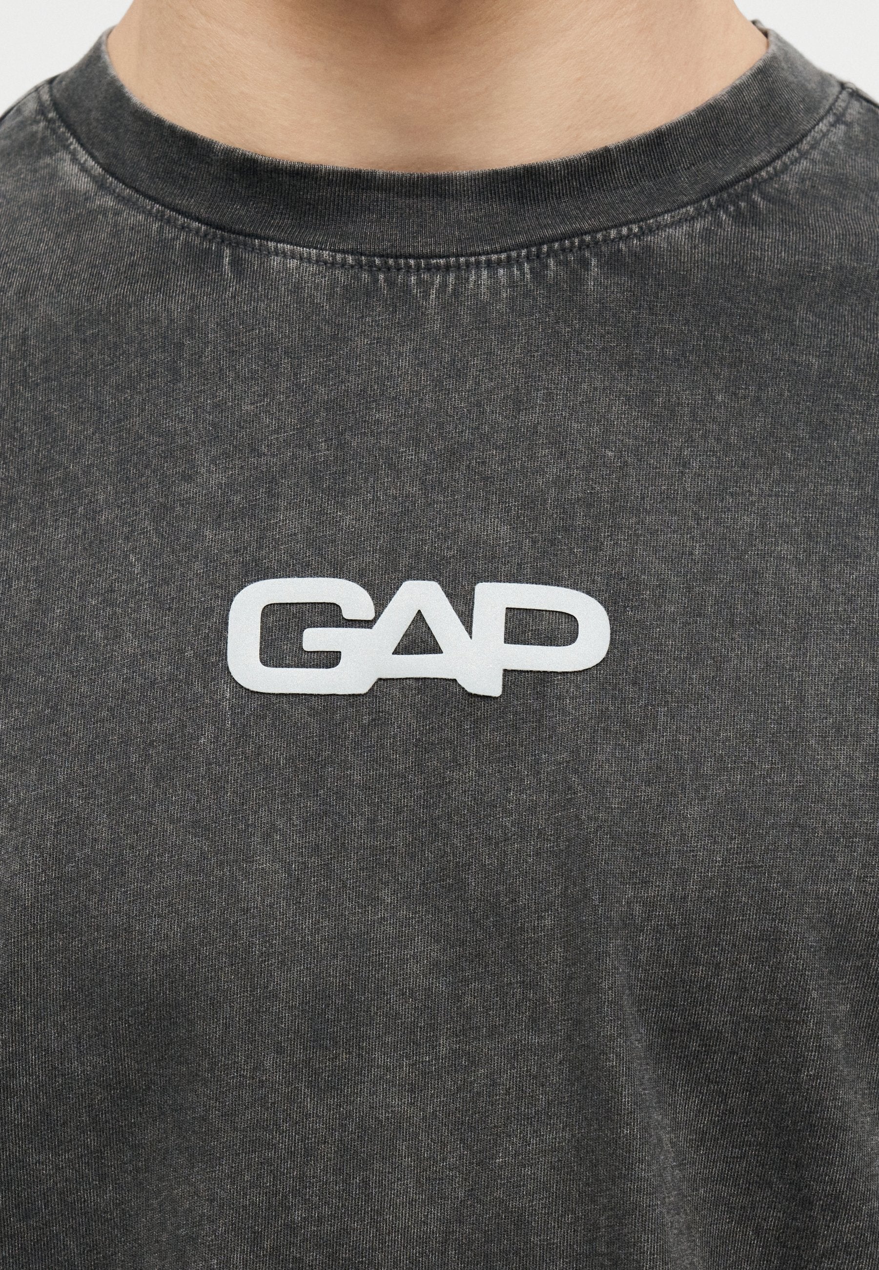 LOGO TEE - Long sleeved top - moonless night