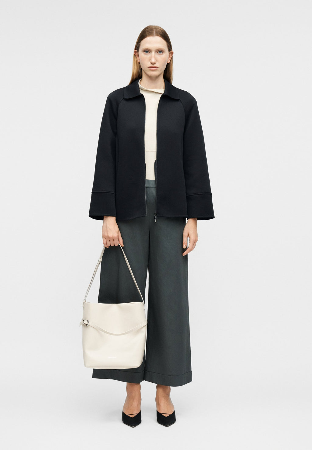DEVA BUCKET - Handbag - marble