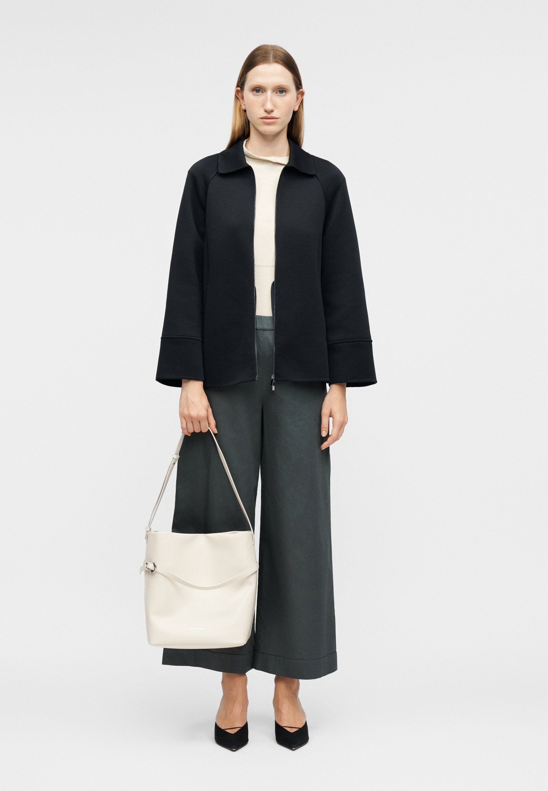 DEVA BUCKET - Handbag - marble