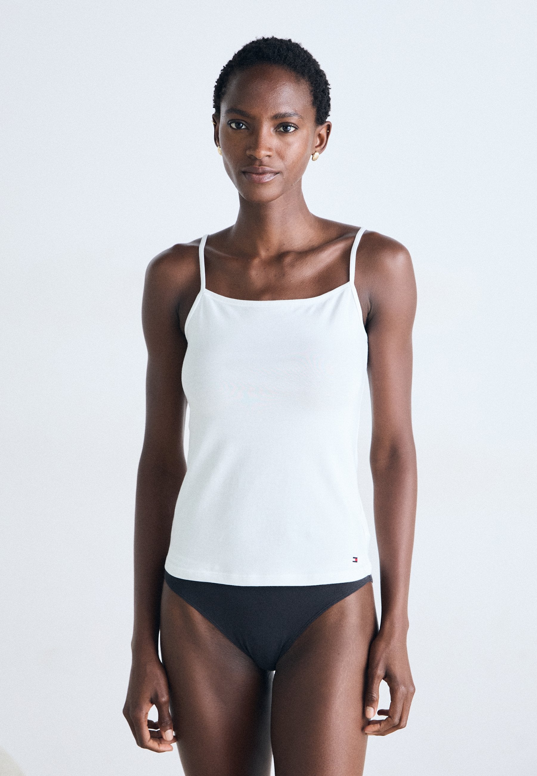 2-PACK HILFIGER FLAG CAMIS - Pyjama top - white/black