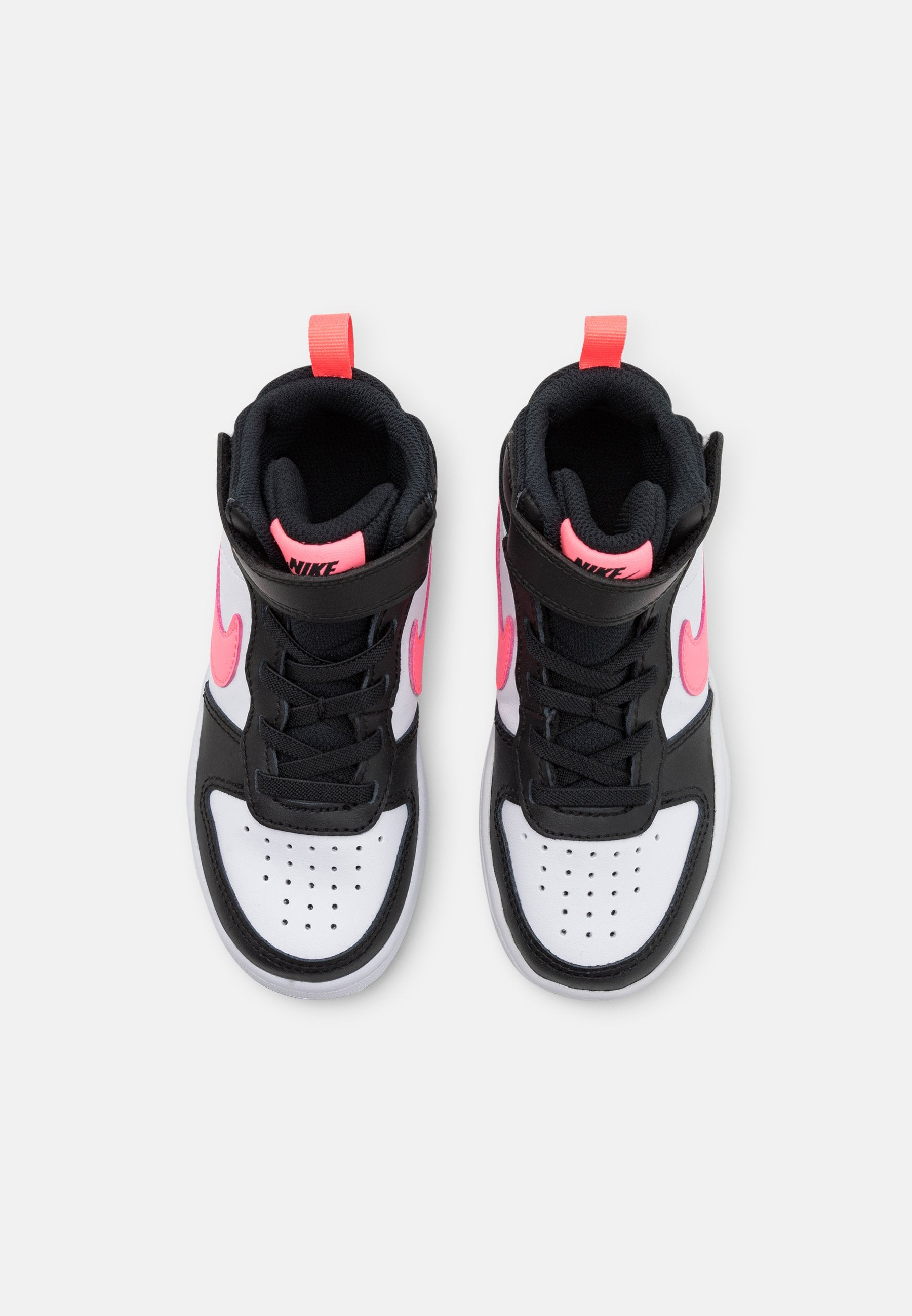 COURT BOROUGH MID 2 UNISEX - High-top trainers - black/sunset pulse/white