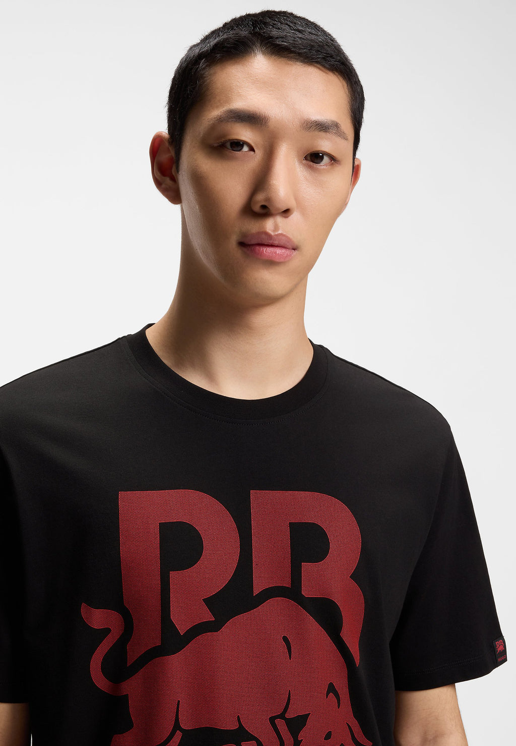 Print T-shirt - black