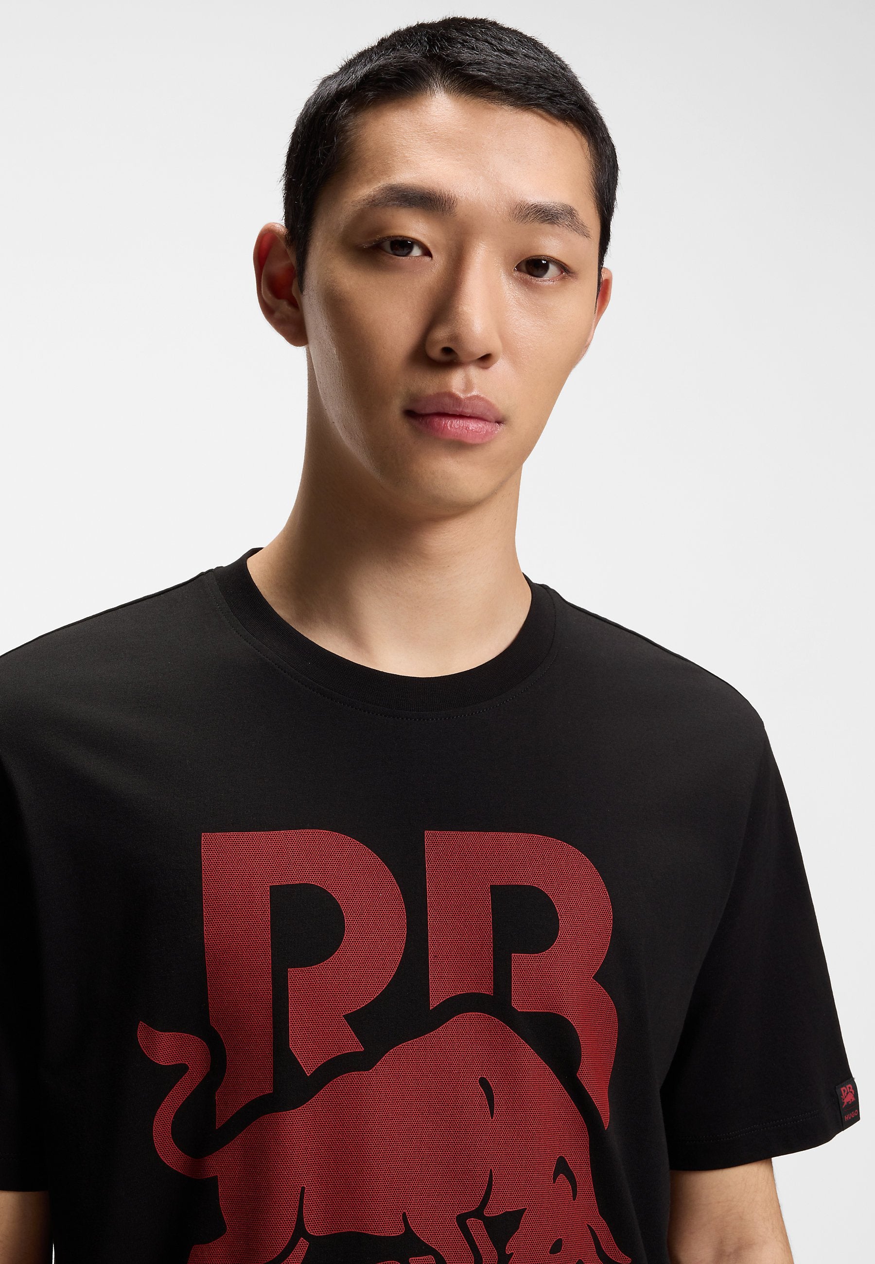 Print T-shirt - black