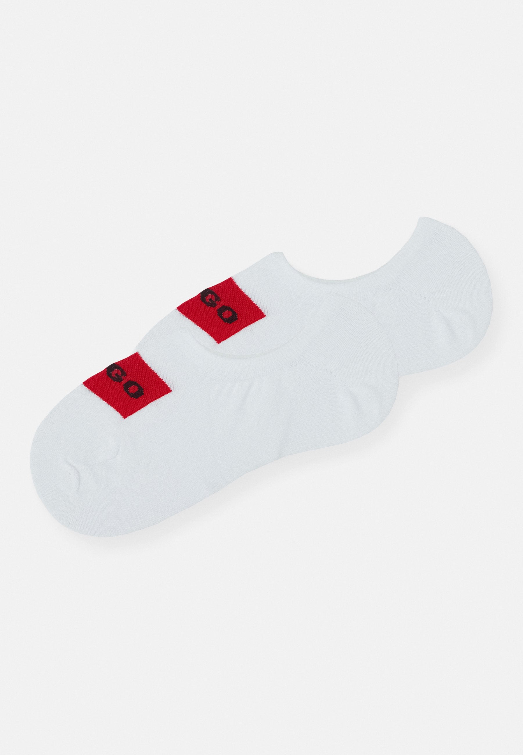 LOW CUT LABEL 2 PACK - Invisible socks - white
