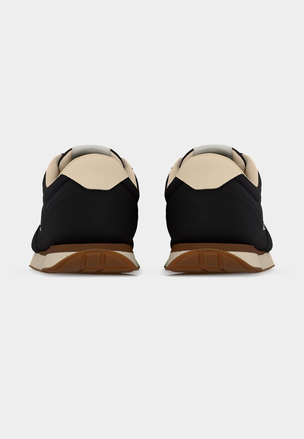 RETRO RUNNER - Trainers - black/light cashew