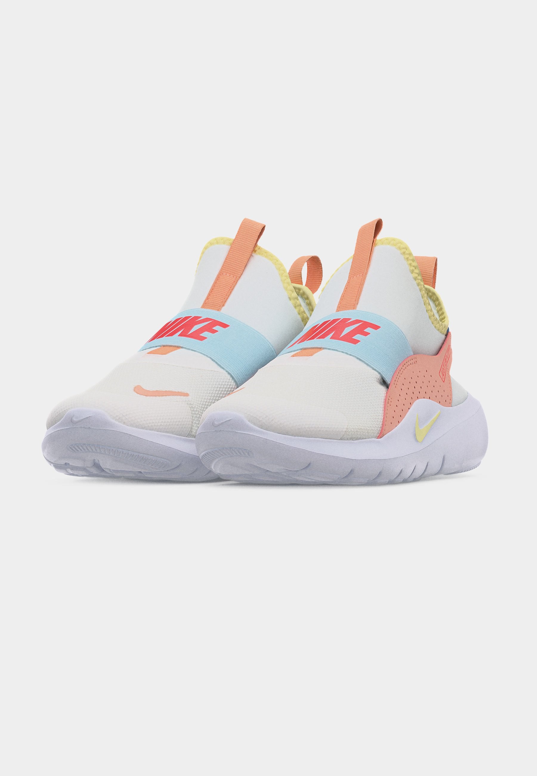 FLEX RUNNER UNISEX - Road running shoes - summit white/life lime/arctic orange/hot lava/glacier blue/work blue
