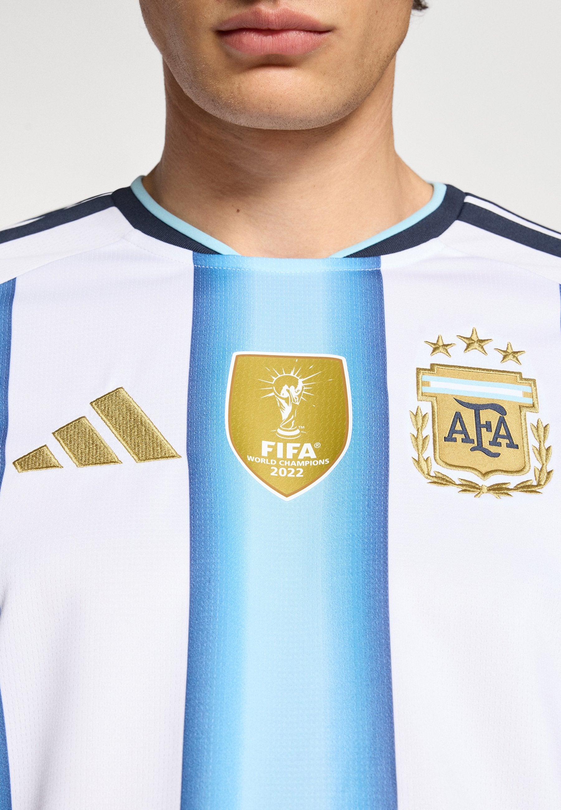 ARGENTINA 26 HOME - National team wear - white/icey blue
