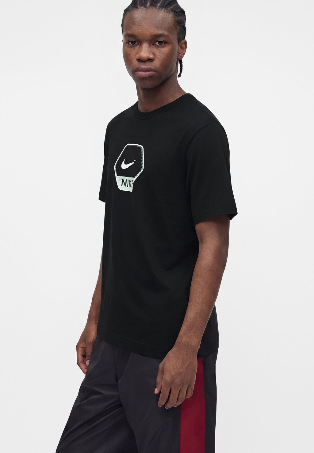 TEE - Print T-shirt - black/igloo