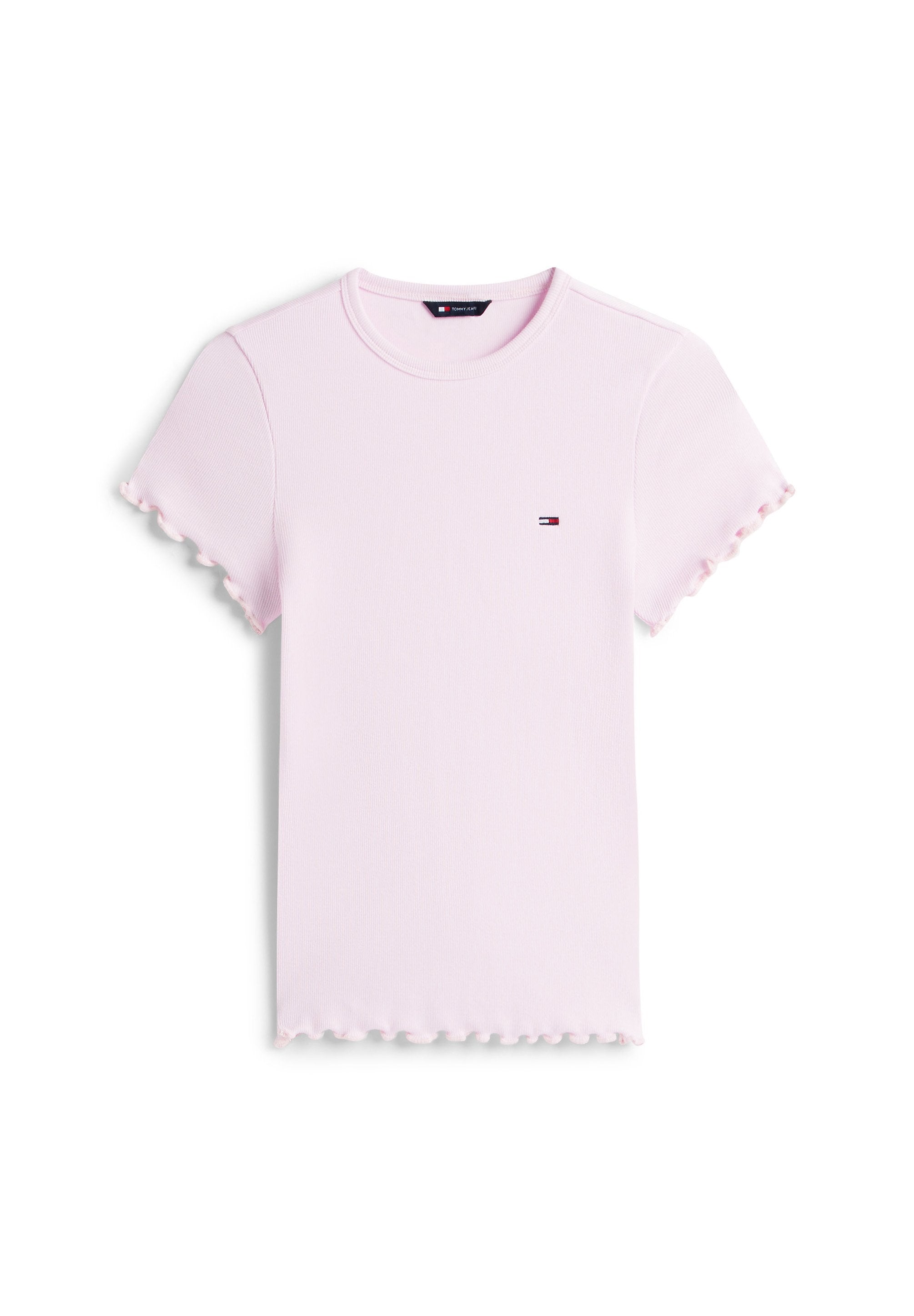 SLIM LETTUCE EDGE  - Basic T-shirt - pearly pink