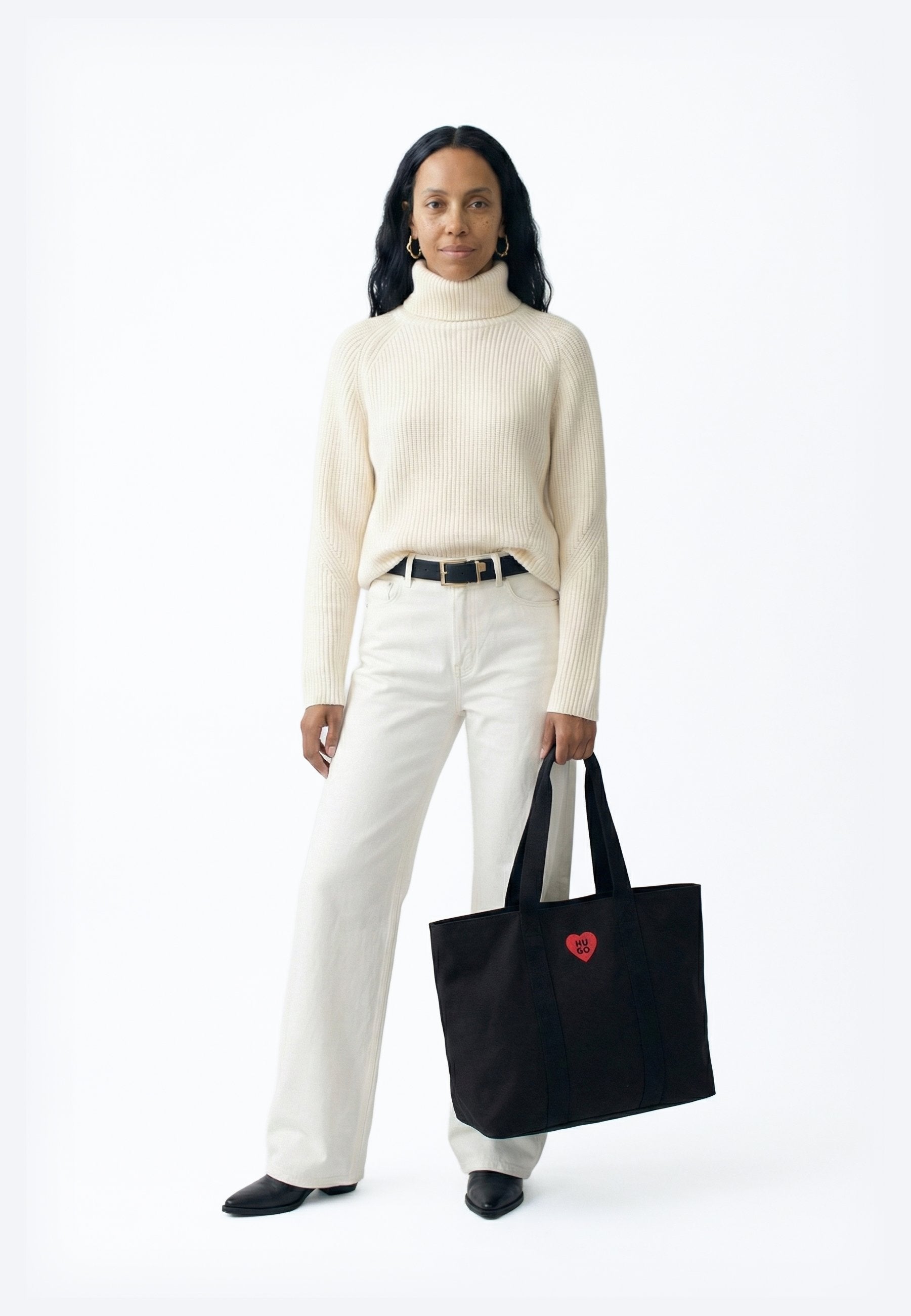 BECKY TOTE - Bez çanta - siyah