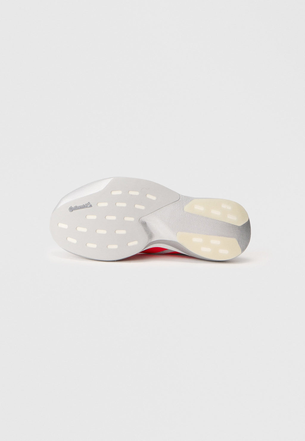 ADIZERO EVO SL W - Trainers - silver-coloured/lucid red/iron-coloured