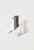 UNISEX 6 PACK - Sports socks - multi-coloured/beige/grey