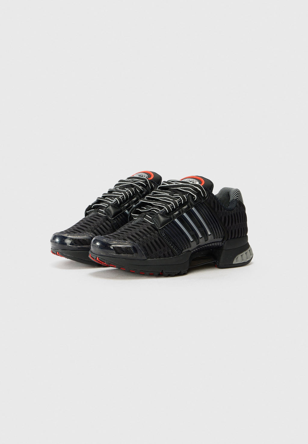 CLIMACOOL - Baskets - core black/couleur argent mat/rouge