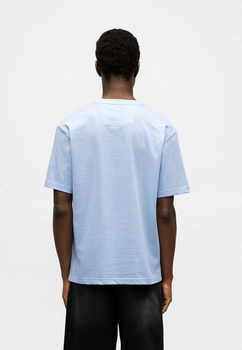 TEE - Basic T-shirt - open blue