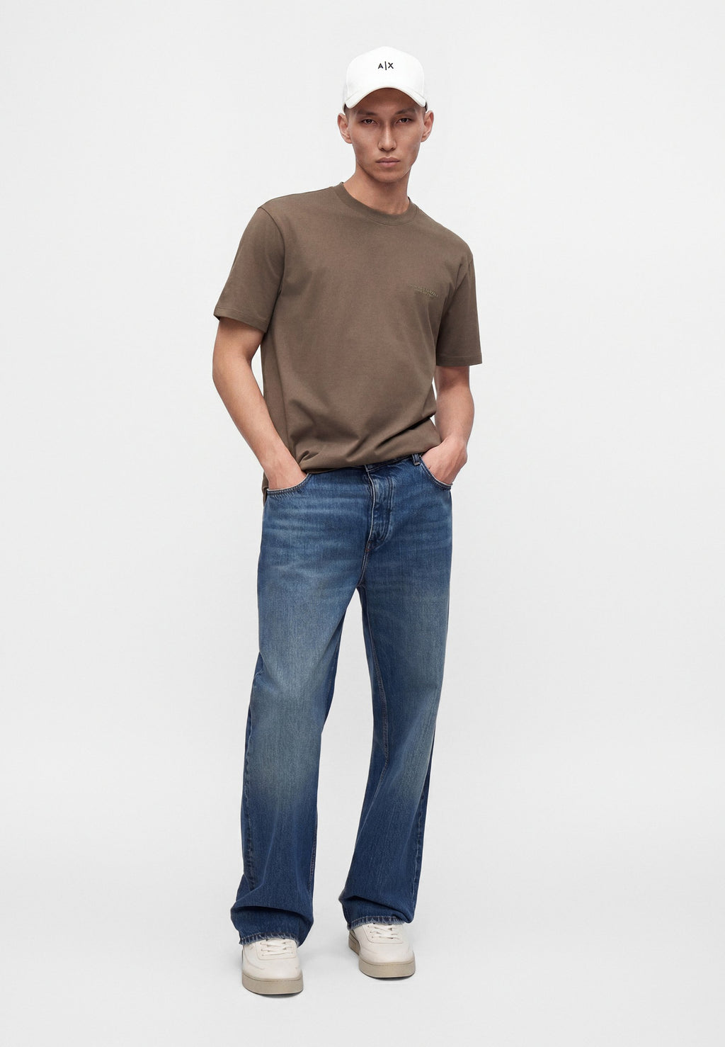 REGULAR - Basic T-shirt - sand