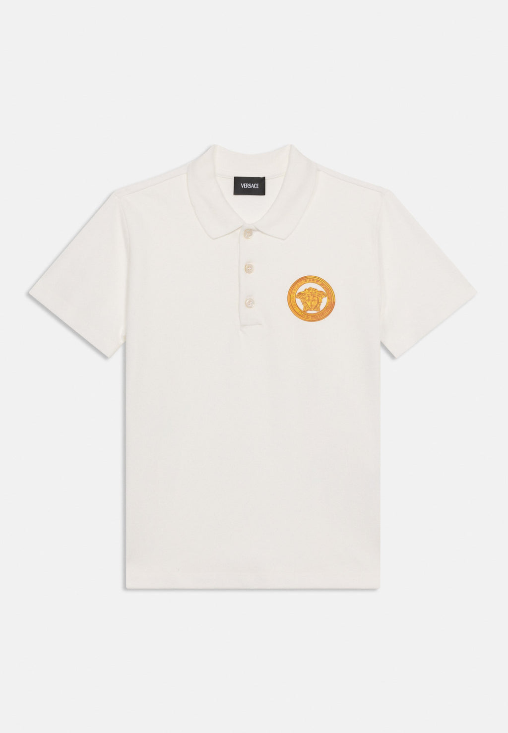 MEDUSA UNISEX - Polo shirt - white/gold-coloured