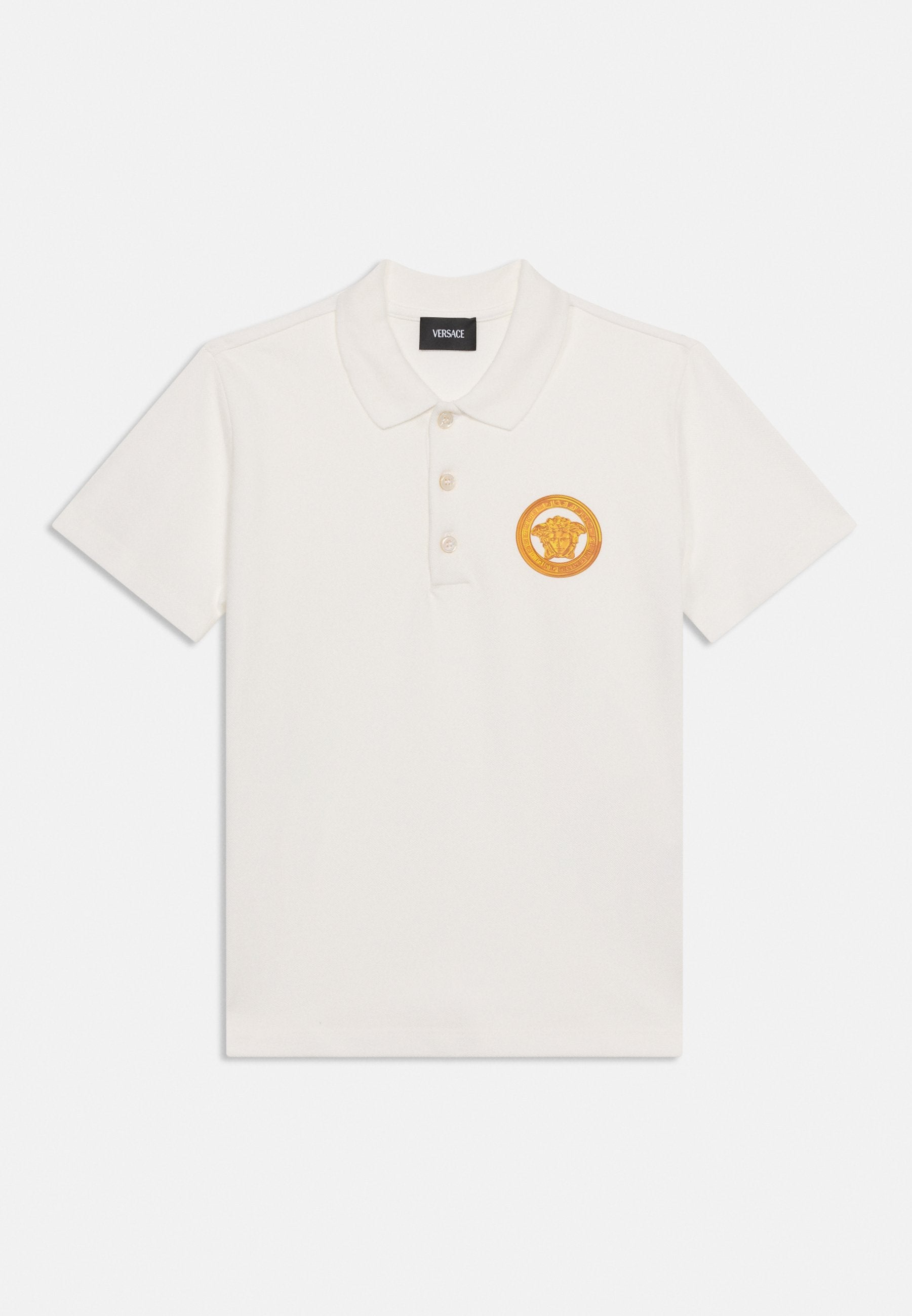 MEDUSA UNISEX - Polo shirt - white/gold-coloured