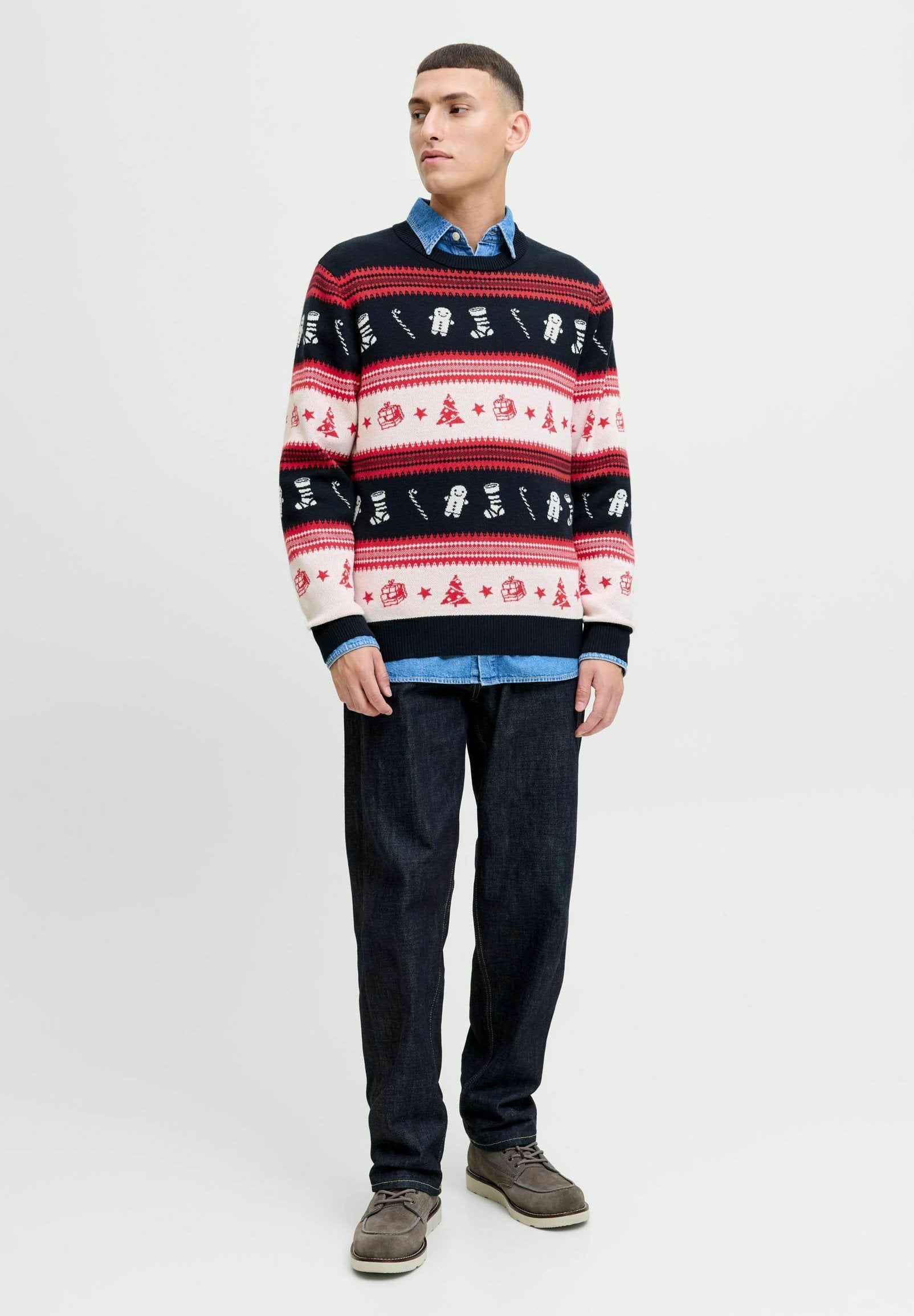 Knitted X-mas Knitted - Jumper - true red