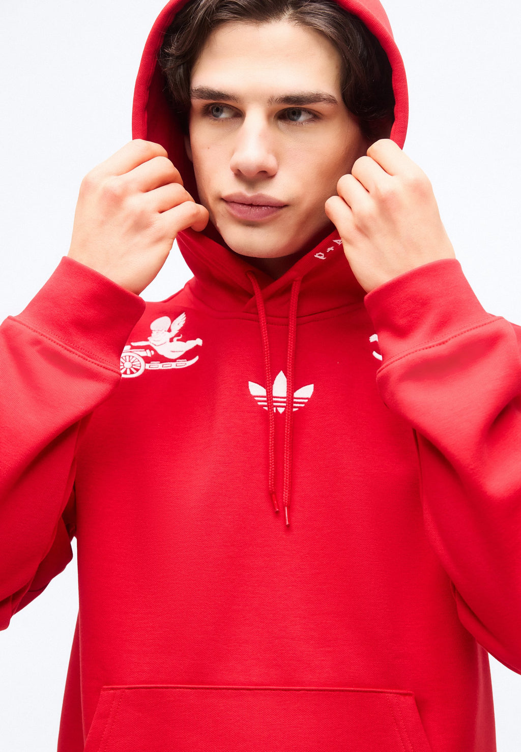 ARSENAL FC PLACES FACES HOODIE - Vêtements de club - Mieux écarlate