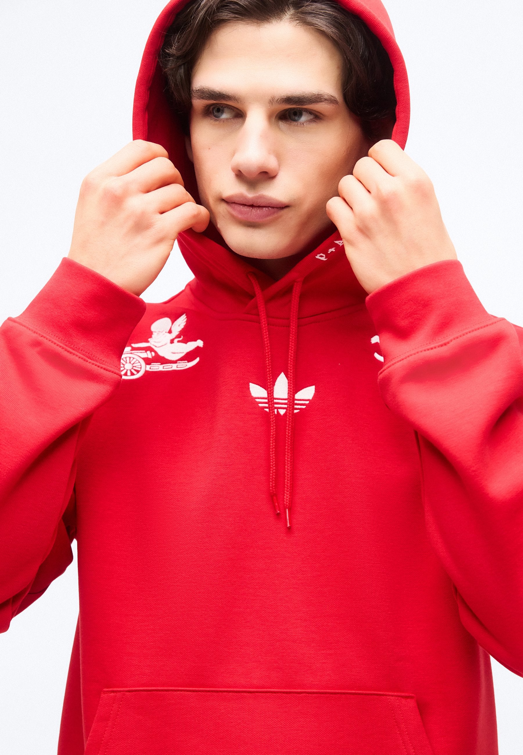 ARSENAL FC PLACES FACES HOODIE - Vêtements de club - Mieux écarlate