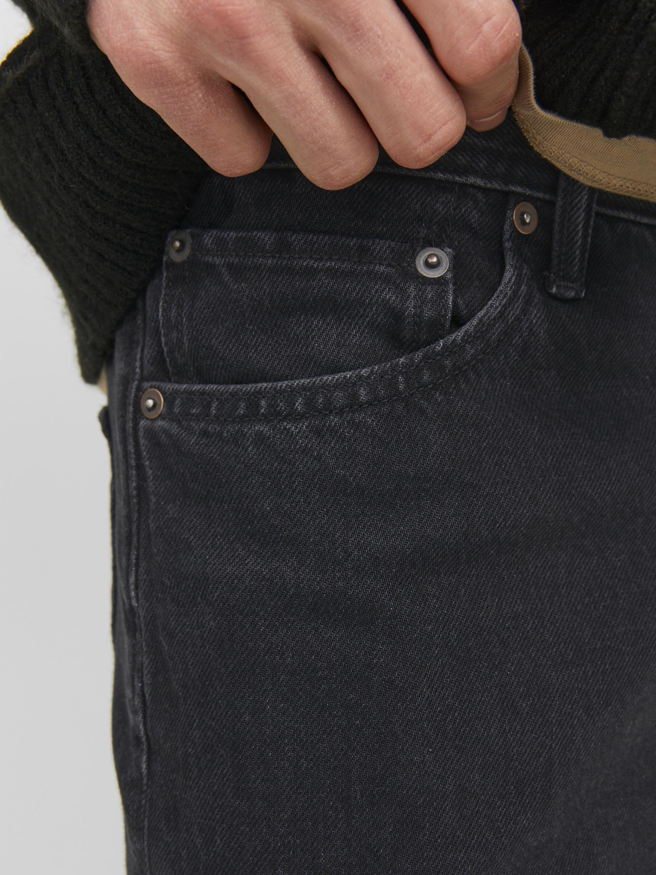 gy fit JJIALEX JJORIGINAL SBD 306 NOOS - Baggy Jeans - black denim