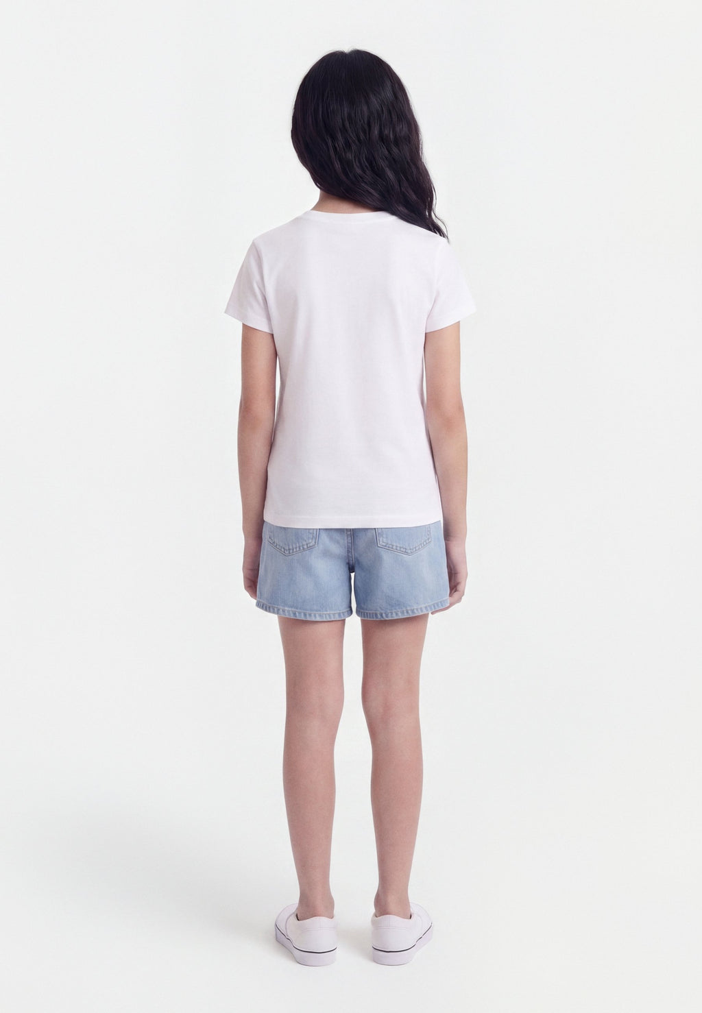 SCRIPT LOGO SLIM - Print T-shirt - white