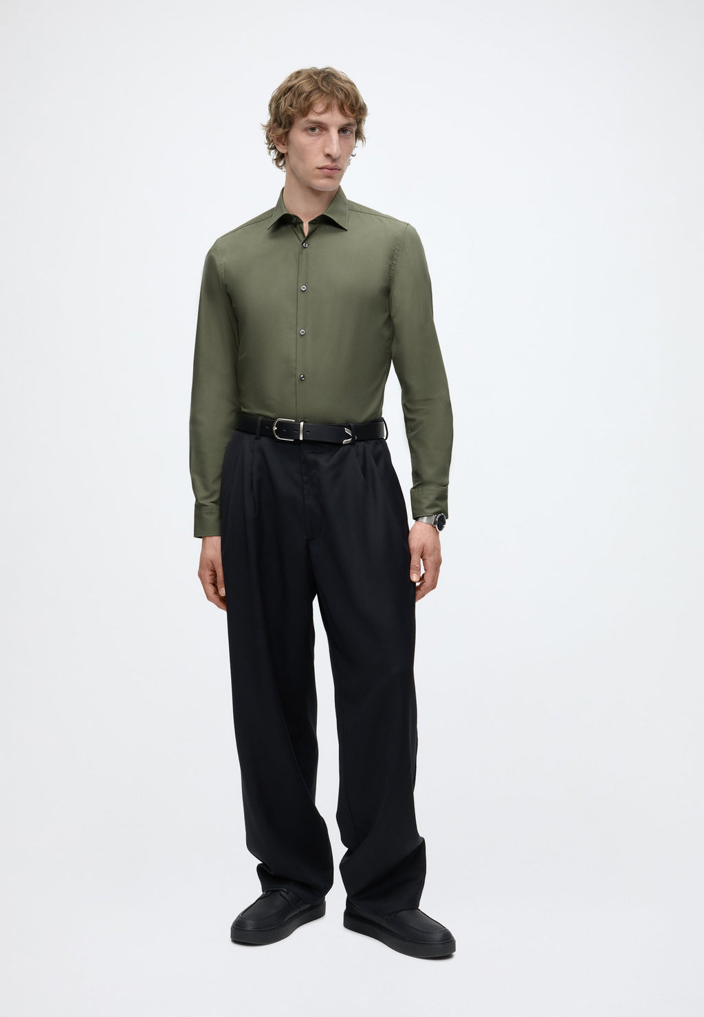 KENNO - Chemise - vert ouvert
