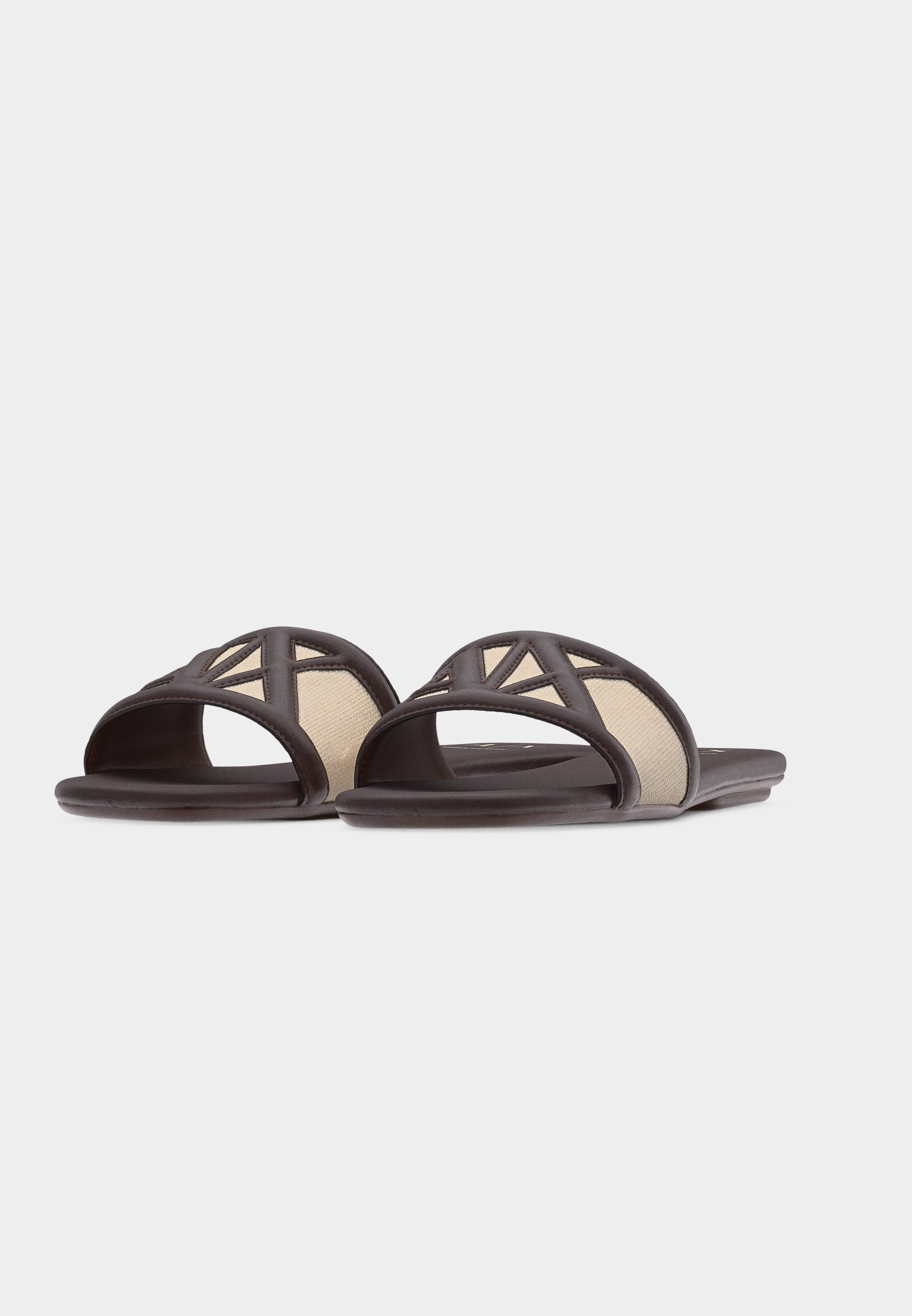 Mules - dusk shade/ecru