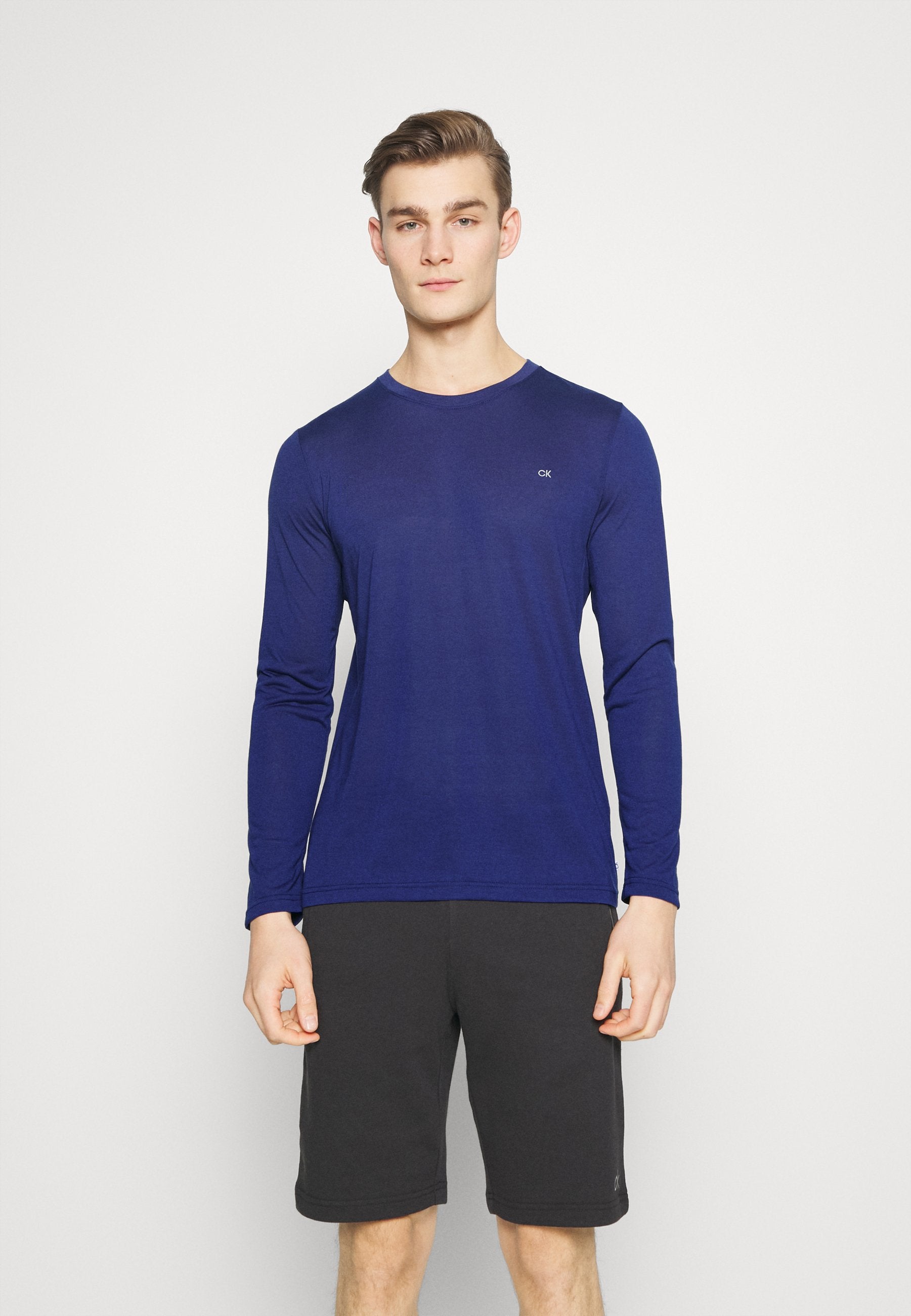 ASSORTED LONG SLEEVE 3 PACK - Long sleeved top - black/navy/silver