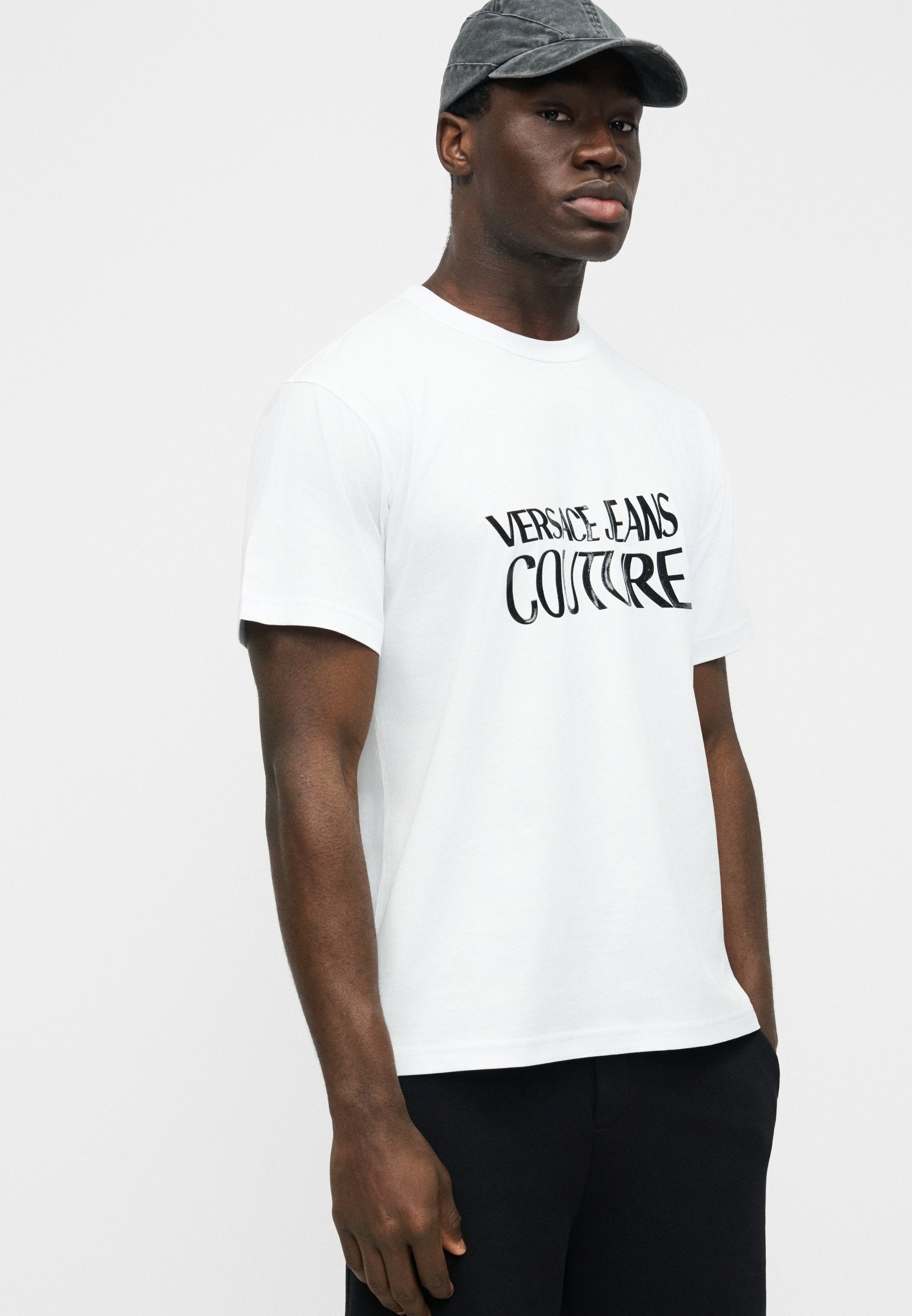 LOGO LIQUIFY - Print T-shirt - white