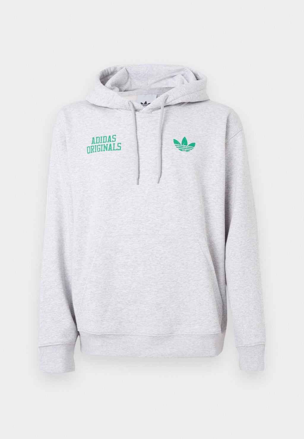 TYPOGRAPHIE RÉTRO UNISEXE - Sweat à capuche - gris chiné clair