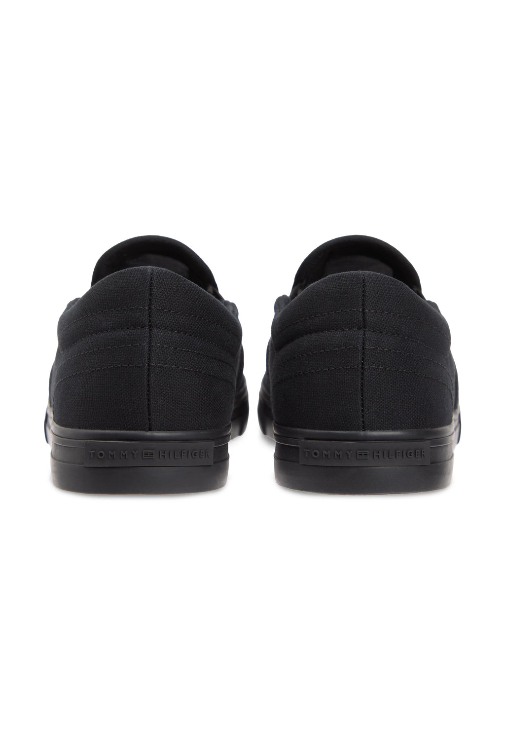 CANVAS SLIP-ON TRAINERS - Trainers - black