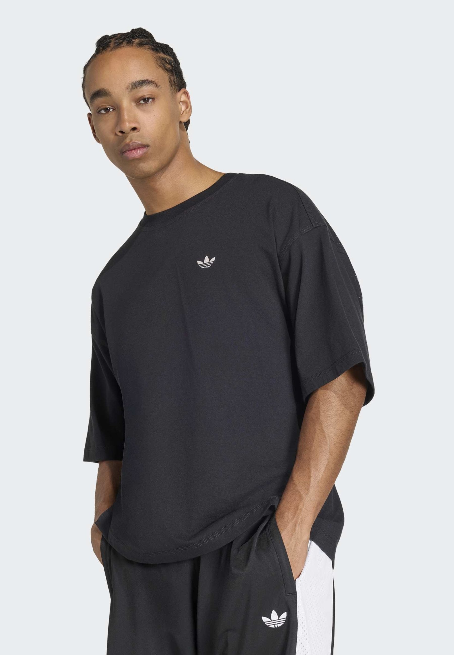 AIRBRUSH LOGO UNISEX  - Print T-shirt - black