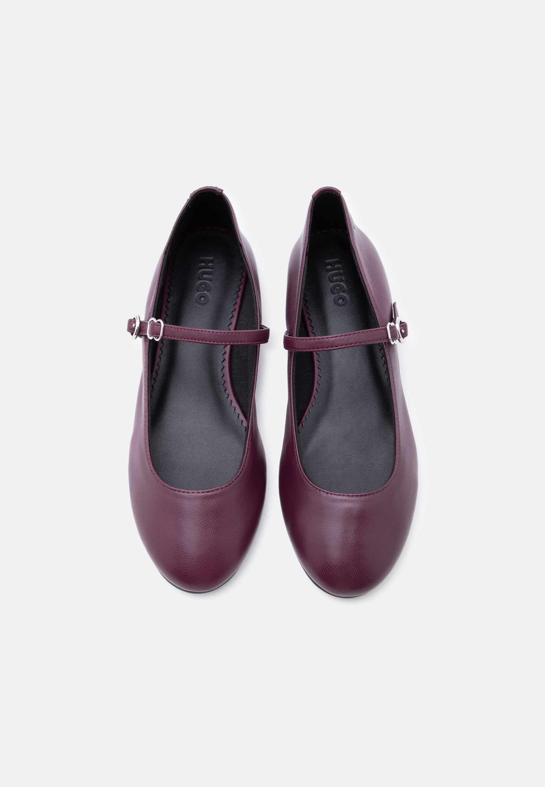 TYLIA - Ankle strap ballet pumps - dark purple