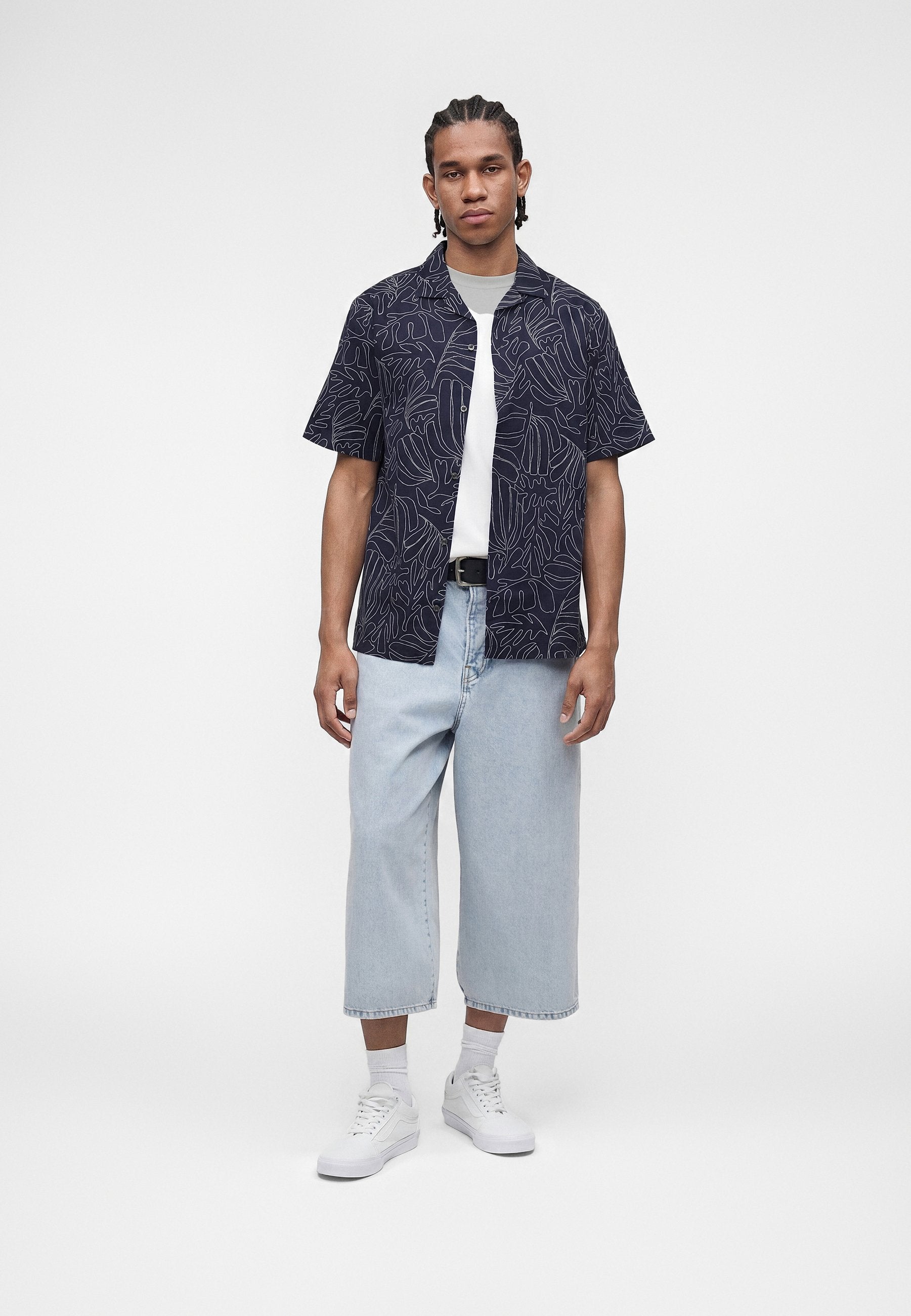 STANDARD RESORT COLLAR - Shirt - navy